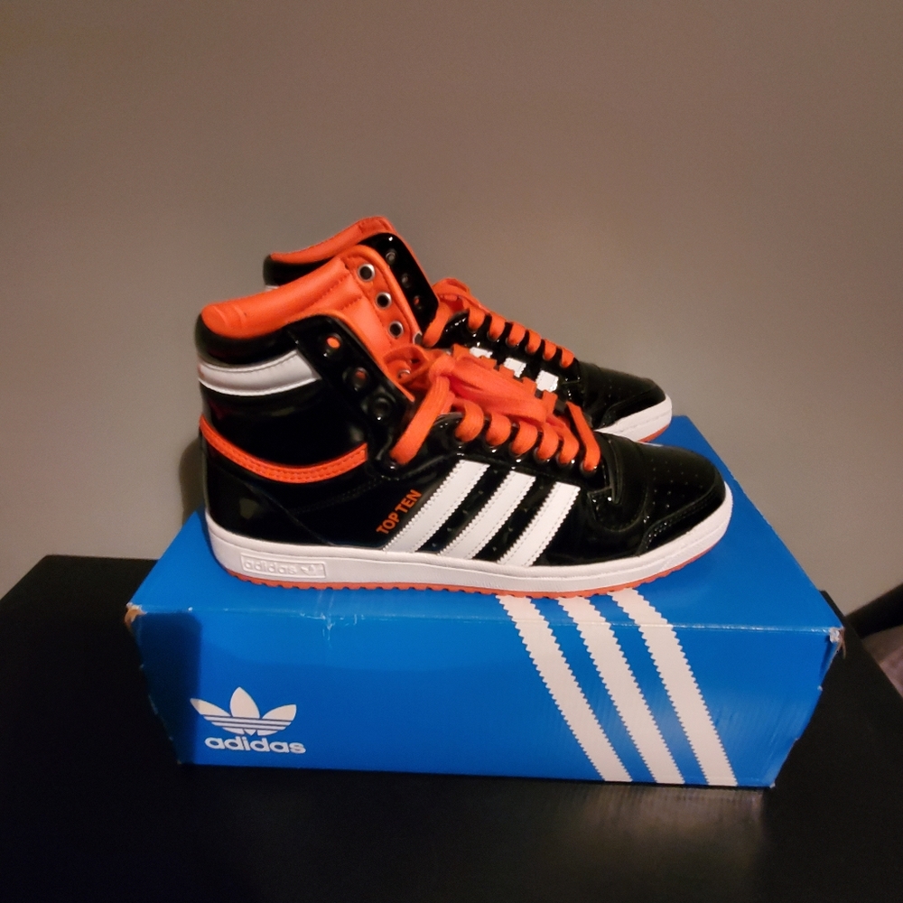 Adidas top ten patent leather